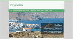 Desktop Screenshot of andros-greece.com